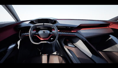Peugeot Quartz hybrid concept 2014 7